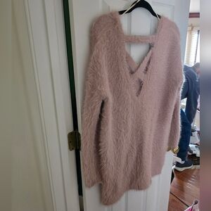 Ruby Moon Oversized Fuzzy Sweater